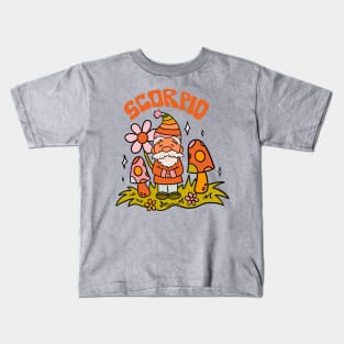 Scorpio Gnome Kids T-Shirt